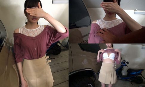 個撮）「上手いよ頑張って！」ウブっ娘の全力フェラ！